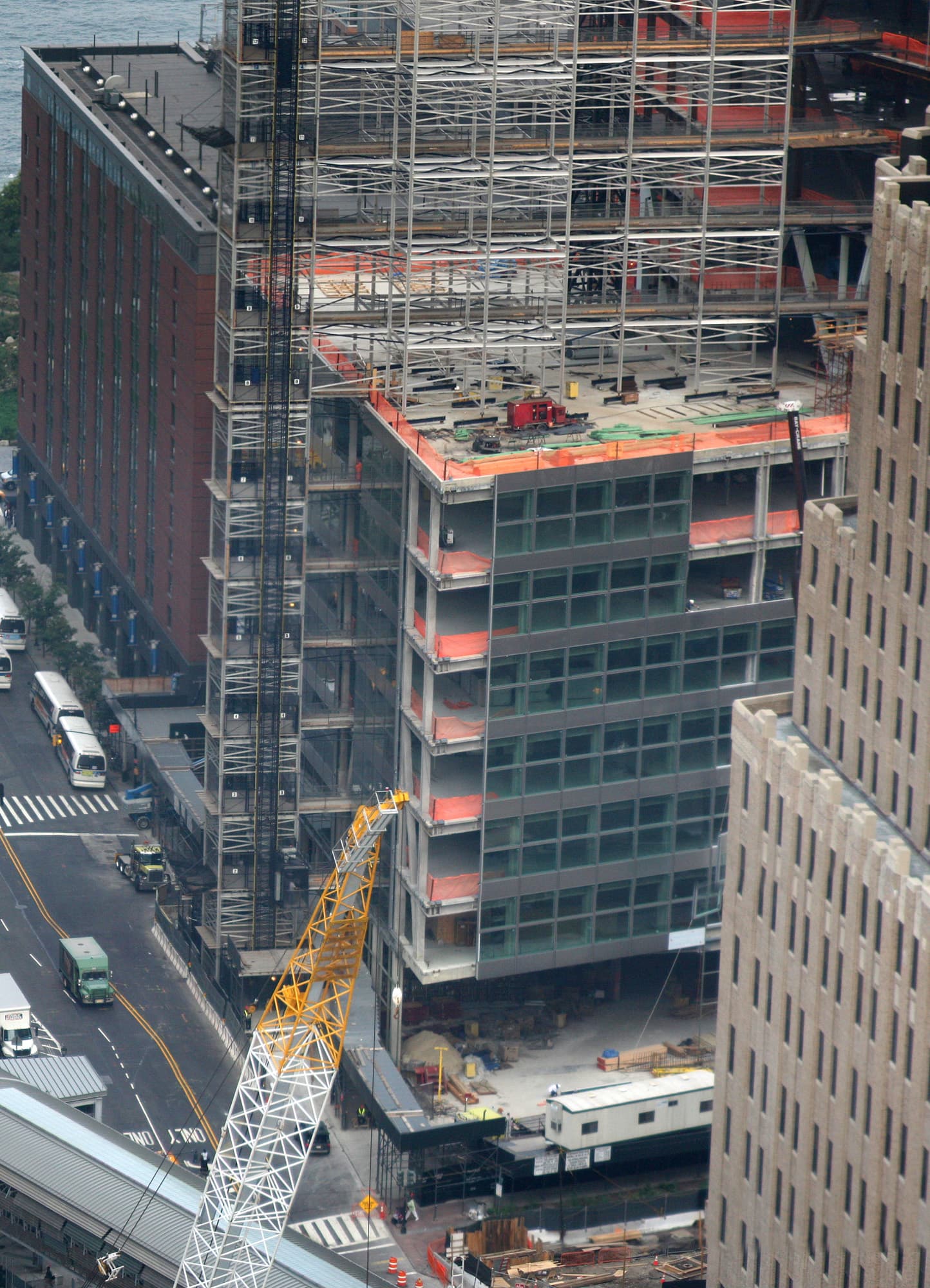 Goldman Sachs New World Headquarters, under construction in Battery Park City.