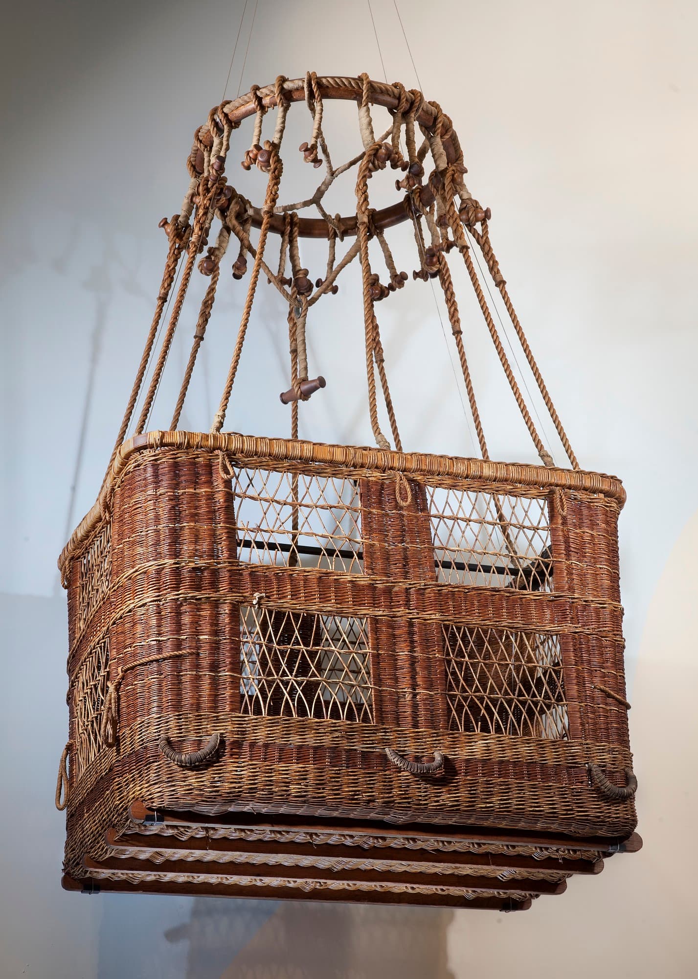 Basket and equipment used by Capt.